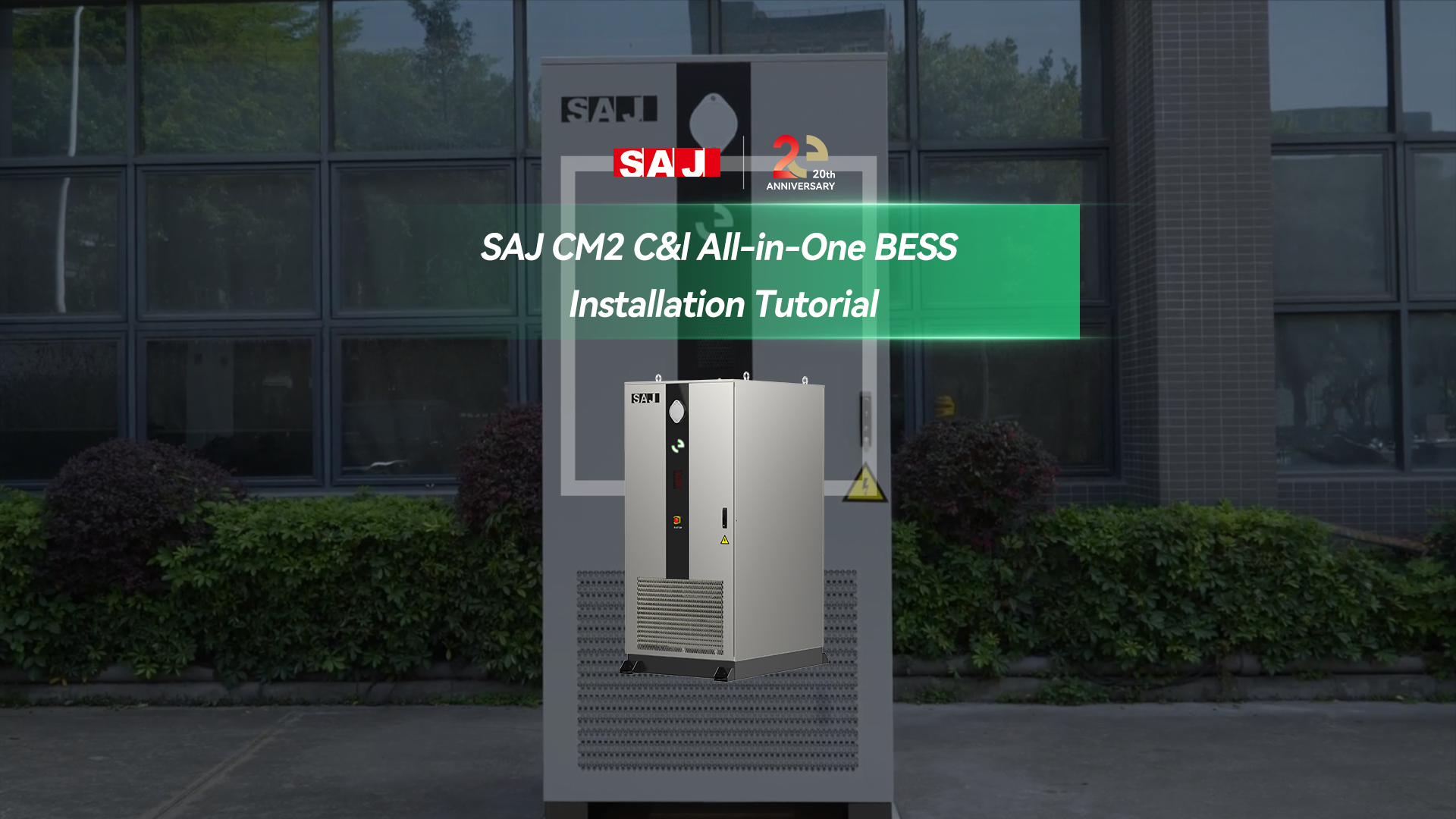 SAJ CM2 Series Smart C&I All-in-One BESS | Ultimate Safe Storage